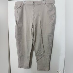 H&M Ladies XXL Loose Fit Cream Colored Pants